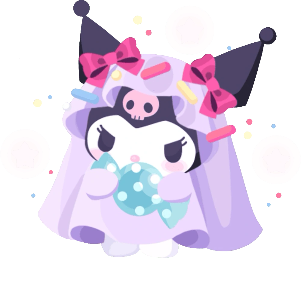 kuromi_ghost emote
