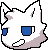 WhiteWolfHappy emote