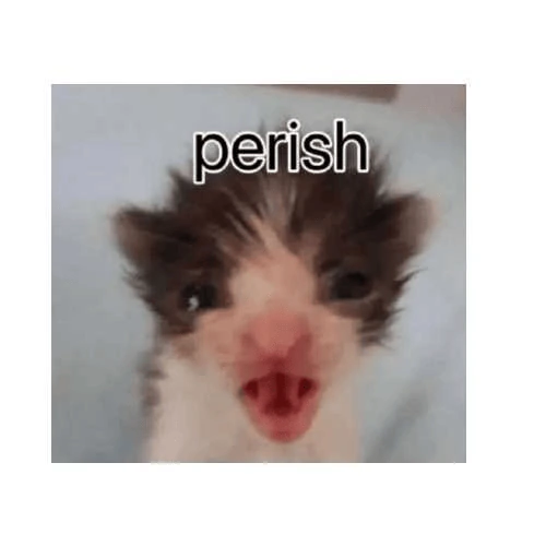 Perish emote