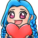 JinxHeart emote
