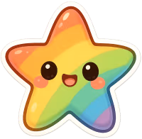 Rainbow_happy_star emote