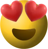 3D_heart_eyes sticker