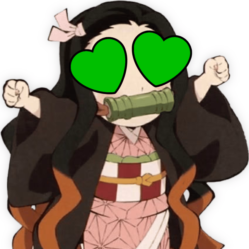 Nezuko_HeartGreen emote