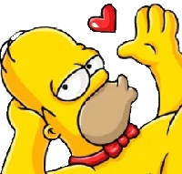 Homer_kiss emote