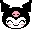 kuromi_blush emote