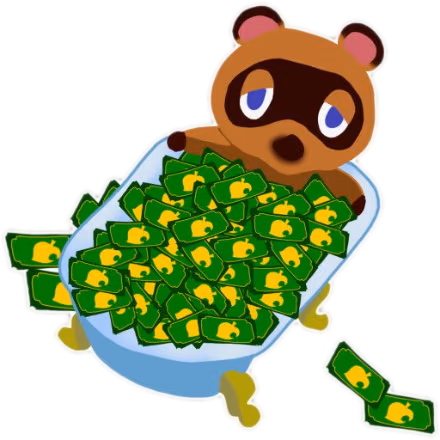 NookMoneyTub emote