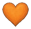 Orangeheartgif emote