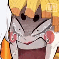 zenitsuyelling animated emote
