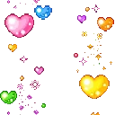 ColorfulHeartRain emote