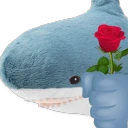 sharkRose emote