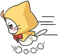 MomoRunning static emote