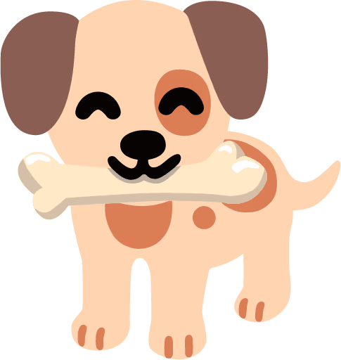 Dogandbone emote