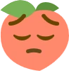 peach_disappointed emote