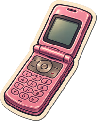 Pinkvintagephone emote