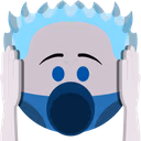FrostHearNoEvil emote