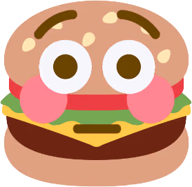 flushed_burger emote