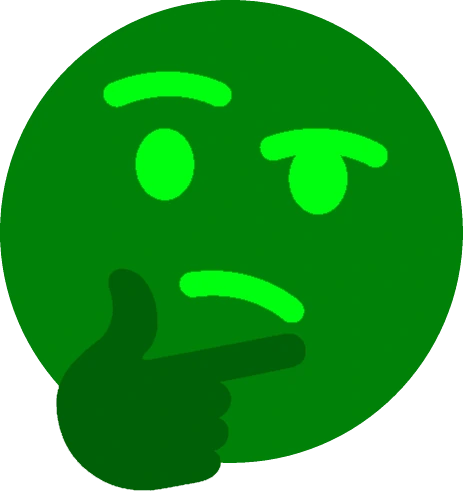 Green_Thinking_Emoji sticker