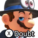 MarioDoubt emote