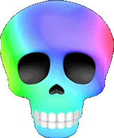 SkullRainbow emote