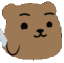 stabbyBear animated emote