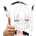 ShirakamiFubuki_ThumbsUp emote