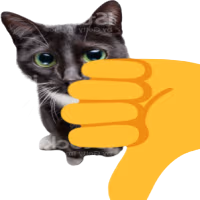 thumbsdowncat emote