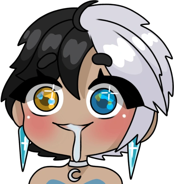 LunaSnowDrool emote