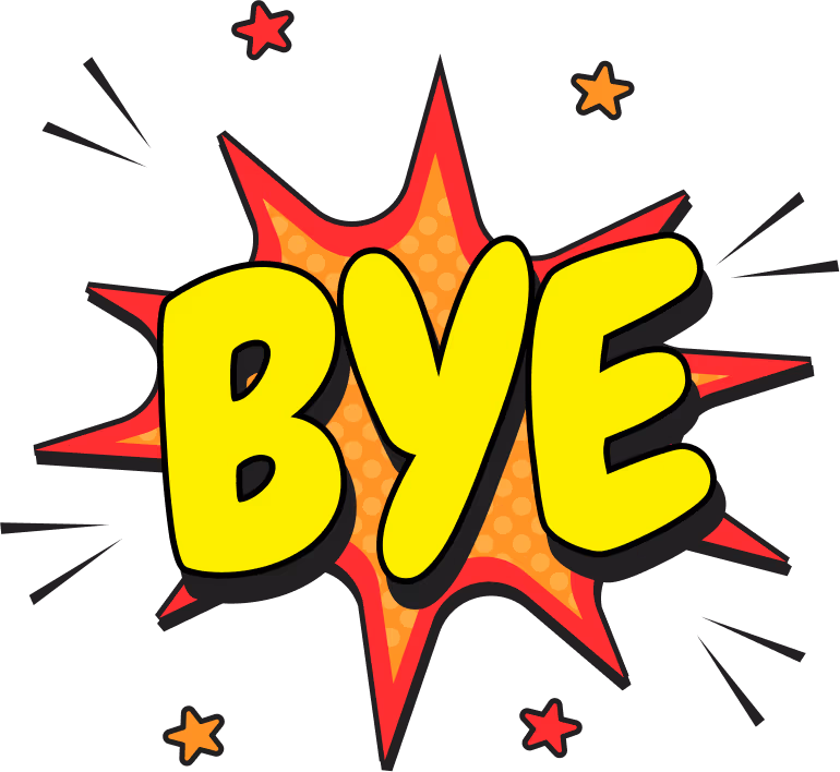 BYE emote