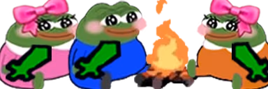 modsittingverycomfortablearoundacampfirewithitsfriends emote