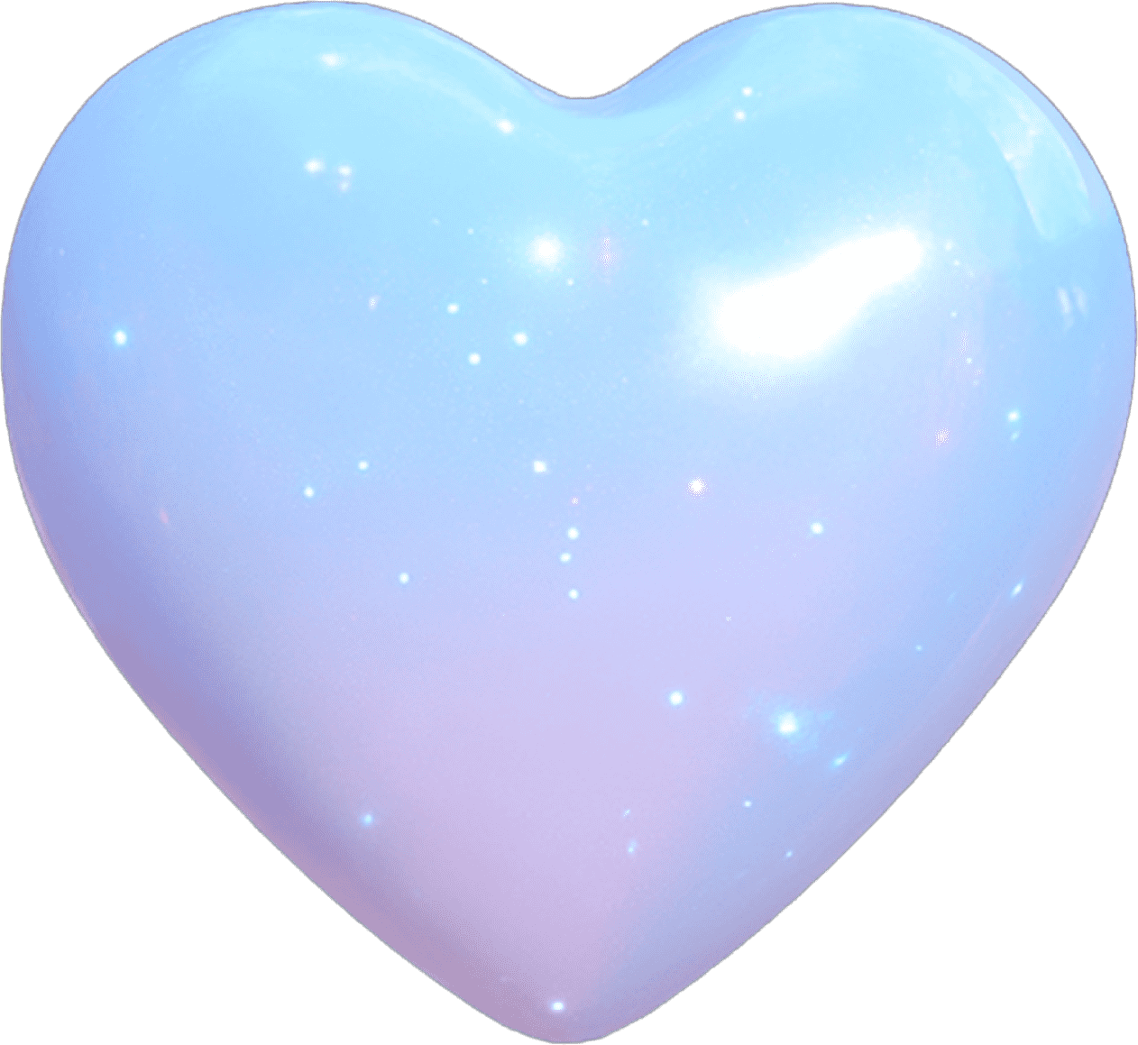 GalaxyHeartBlue static emote