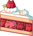 strawberrycake_cat2 static emote