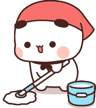 cleaning_bubupanda emote