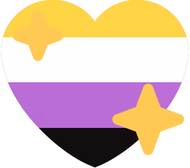 non_binary_shiny_heart emote