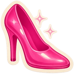 Pinkbarbieshoe emote