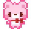 PinkBearSparkle emote