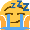 SadSmirkSleeping emote