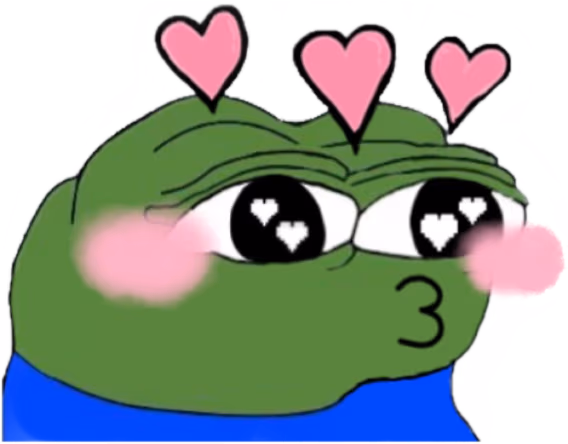 Peepokiss emote