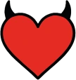 Devilheart emote