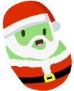 bean_santa emote