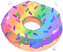 RainbowDonut emoji