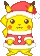 PikachuSanta emoji