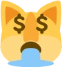 drooling_money_cat emote