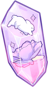 PinkBunnyCrystal emote
