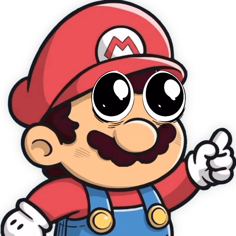 Mario_AdorableStare emote