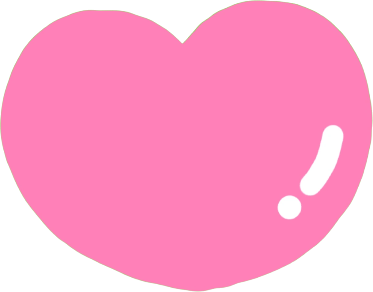 PinkHeartShiny emote