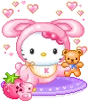 HelloKittyBunny emote