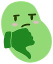 thumbs_down_bean emote