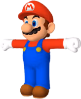 Mario_t_pose emote