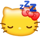 Sleep_Hello_kitty emote