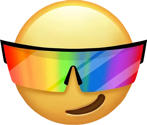Cool_Rainbow_Shades static emote